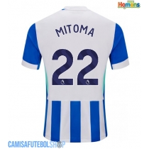 Camisa de time de futebol Brighton Kaoru Mitoma #22 Replicas 1º Equipamento 2025-26 Manga Curta